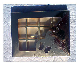 Chocolate Cavity Box Untuk 12 Biji Coklat Boleh Isi 12