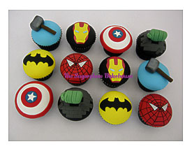 Marvel & DC Comic Superhero Cupcakes Sam Flickr
