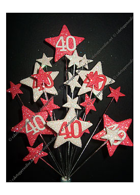 CAKE TOPPERS ONLINE By Icing On The Cake AGE 40 CAKE TOPPERS