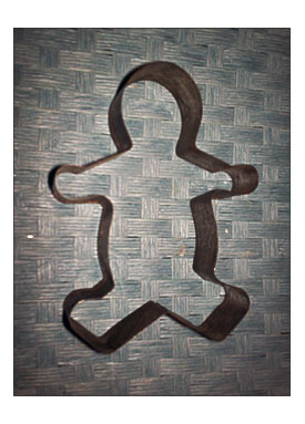 » Pansyloved's Booth » VINTAGE METAL COOKIE CUTTER GINGERBREAD MAN