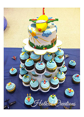 Who Attended The Children's Party The Cake And Cupcakes Were A Hit