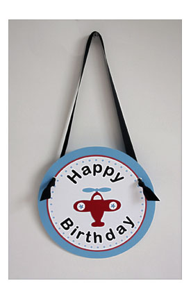 Airplane Cupcake Toppers Can Be Customized With Any Wording