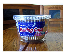 Used Reynold's Aluminum Foil Baking Cups Instead Of Using A Muffin