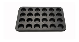 Non Stick Aluminum 24 Compartment Mini Muffin Pan, 13 3 4" X 10 1 2