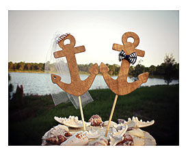 Navy Wedding Anchors Away Wedding Cake By MorganTheCreator On Etsy