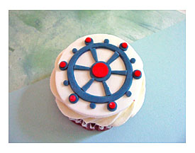 Nautical Theme Fondant Cupcake Topper Set Your Cupcake Story