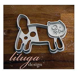 Cat Cookie Cutter Animal Shaped Cookie Cutter Cat By Lituga