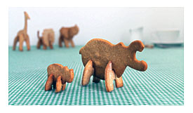 Clever Cookie Cutters In The Shape Of Safari Animal Body Parts Cut Out