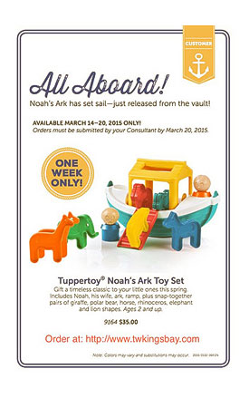 TupperToys Noah's Ark