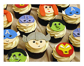 Cakes By Becky Avengers Cupcakes