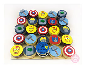 Avengers And Transformers Cupcakes