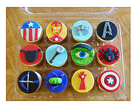Avengers Cupcakes Sweet Cakes Dc Avengers Cupcakes