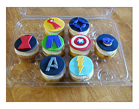 Avengers Cupcakes Avengers Cupcakes