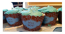 Cupcake Couture » Blog Archive Cupcake wrapper its a boy baby shower