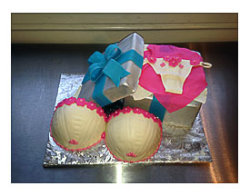 Fondant Lingerie Cake For Bachlorette Party TheCakeBaker Youngstown