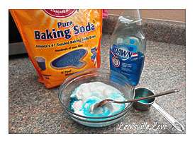 Mix The Baking Soda And Dawn Dish Soap. Add Just Enough Water To Make