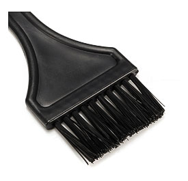 5pcs Black Hair Dye Brushes Salon Professional Baked Plastic At