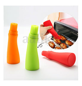 Silicone Honey Oil Brushes Bottle Cooking Baking Barbecue Basting