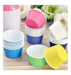 50Pcs Paper Baking Cup Cake Cupcake Cases Liners Muffin Dessert