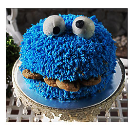 Cookie Cake Decorating Ideas Birthday With Cookie Monster Cake