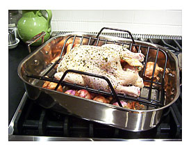 Roasting Pan With Chicken