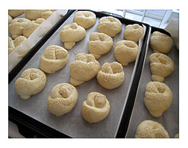 Place On A Baking Sheet Covered With Parchment Paper. Place Rolls