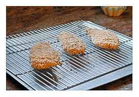 Oven fried Chicken On A Cooling Rack Placed On Top Of A Cookie Sheet