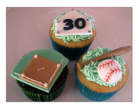 Baseball Cupcakes