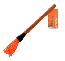 Outset Rosewood Silicone BBQ Basting Mop With Removable Twist off Head