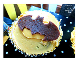 Batman Cupcake Stand Vegan Batman Cupcake