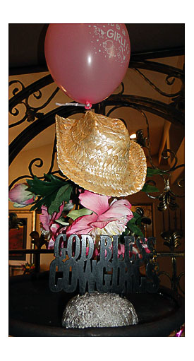 Top Of The Cupcake Stand Cowgirl Baby Shower Pinterest