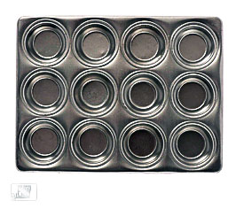 Browne Foodservice 1612A 12 Cup Muffin Cupcake Pan