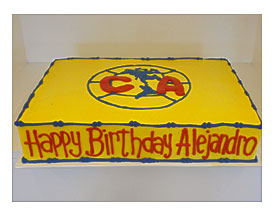 America Soccer Team Birthday Cake 1595 