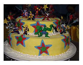 Pics Photos Marvel Super Hero Squad Cake Decorating Kit 4 Pcs