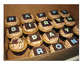 Particularly birthday cupcake box