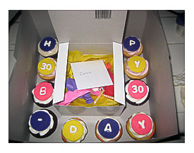 Cupcake birthday box