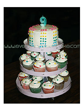 This Is The Cupcake Tower I Made For My Youngest Daughter Turning 9