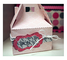 Tag Piece And Attach To The Box. Add Any Additional Embellishments