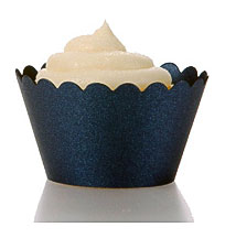 Designer Emma Galaxy Navy Blue Cupcake Wrappers Set Of 84