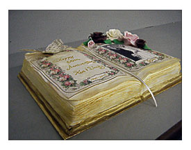 50th Wedding Anniversary Book Cake The Lady Who Ordered Th