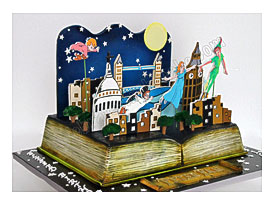 Celebrate With Cake Peter Pan Pop Up Book Cake