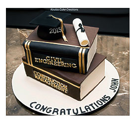 Graduation Book Cake A Graduation Cake For My Son John Koula