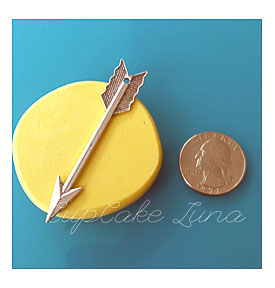 Arrow Cupid HungerGames Bow Silicone Mold Chocolate By CupCakeLuna