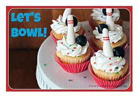 Bowling Cupcakes