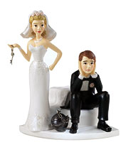 Funny Wedding Toppers Humorous Wedding Cake Figurines