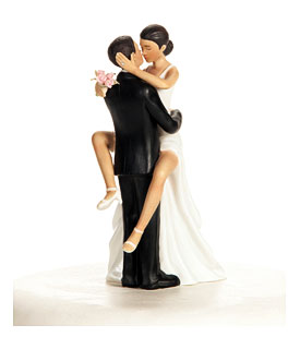 African American Wedding Bride And Groom Cake Topper Figurine EBay