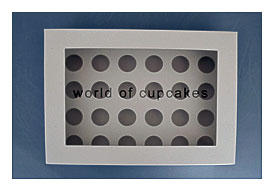 24 Hole 4.5 Cm Diameter Mini Cupcake Box Wholesale Welcome