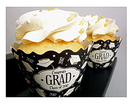 Bella Cupcake Couture » Blog Archive Graduation 2012 cupcake wrapper