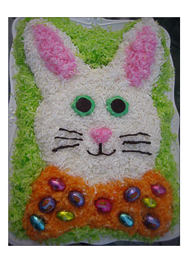 To Make This Fun Easter Bunny Cake, You Will Need The Following