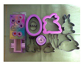 Easter cookie cutters